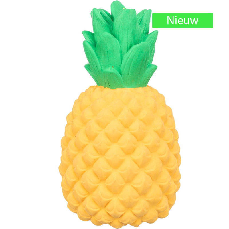 Trixie Ananas Latex Geel 14X8,5X8,5 Cm