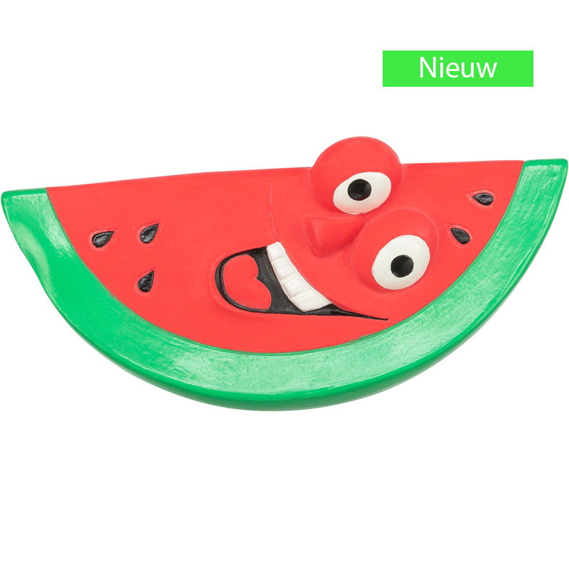 Trixie Watermeloen Latex Rood / Groen 15,5X8,5X7 Cm