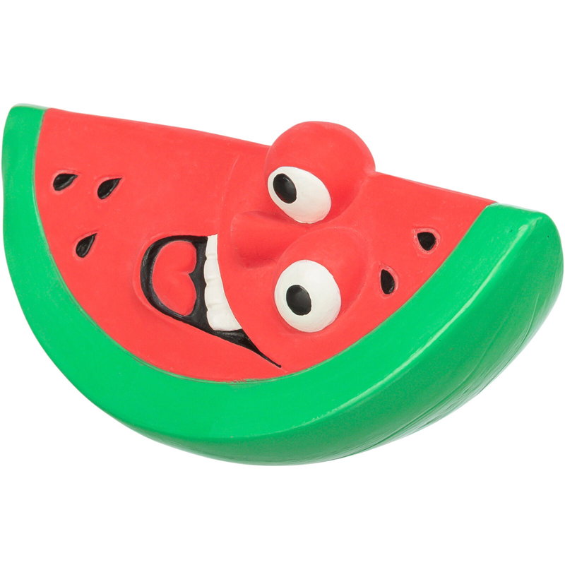 Trixie Watermeloen Latex Rood / Groen 15,5X8,5X7 Cm
