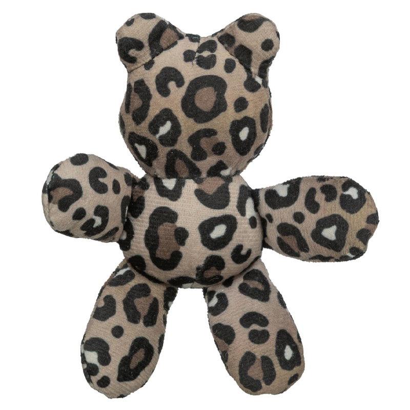 Trixie Beer Pluche Panterprint Met Kattenkruid / Catnip Assorti 12 Cm