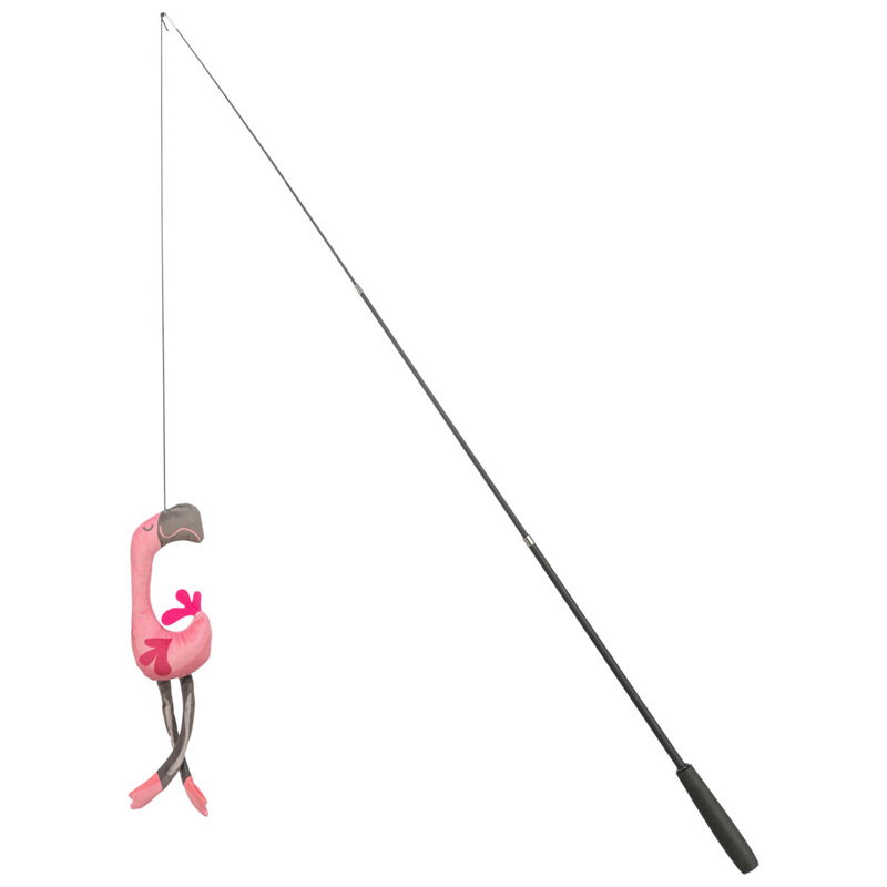 Trixie Kattenhengel Telescopisch Grote Katten Met Flamingo Roze 106 Cm