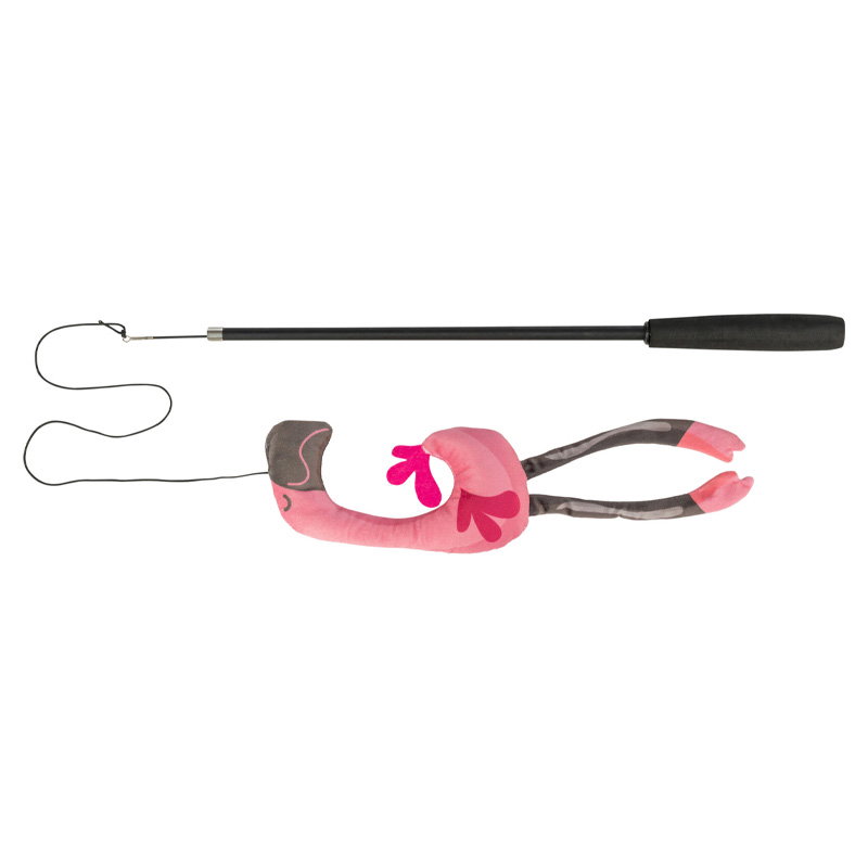 Trixie Kattenhengel Telescopisch Grote Katten Met Flamingo Roze 106 Cm