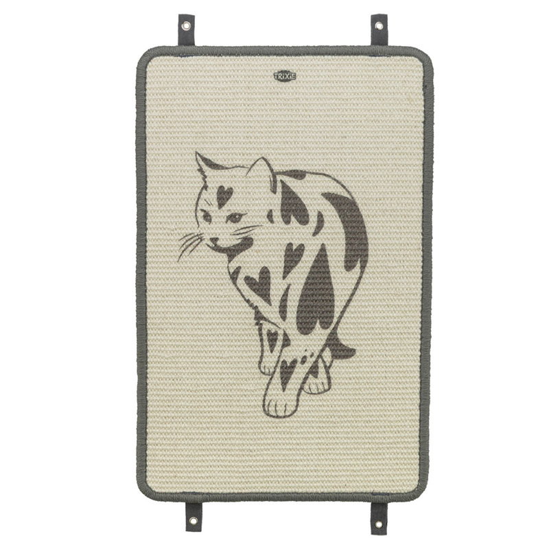 Trixie Krabmat Met Print Taupe 55X35 Cm