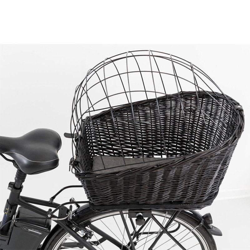 Trixie Fietsmand Met Draadkoepel Achterop Zwart 35X49X55 Cm