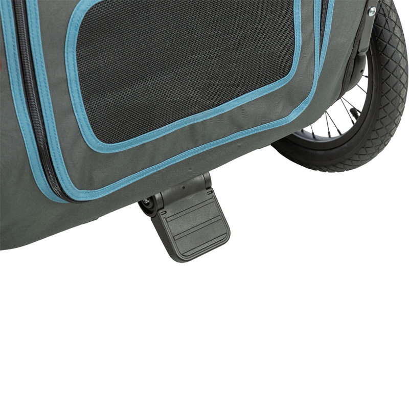 Trixie Fietskar Tot 23 Kg Blauw / Grijs S 70X88/131X88 Cm
