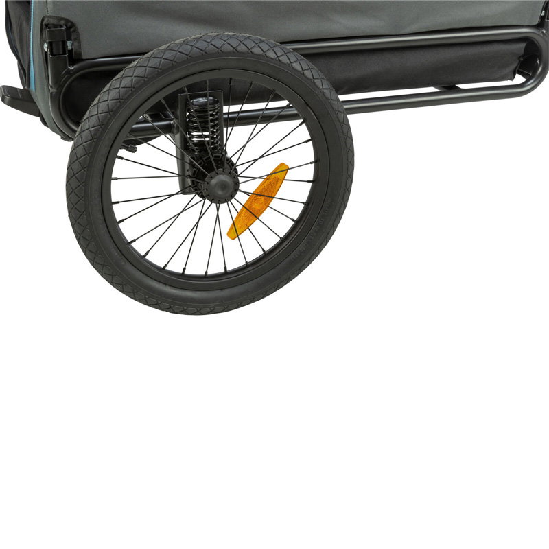 Trixie Fietskar Tot 35 Kg Blauw / Grijs M 81X102/145X102 Cm