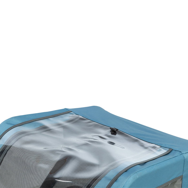 Trixie Fietskar Tot 35 Kg Blauw / Grijs M 81X102/145X102 Cm