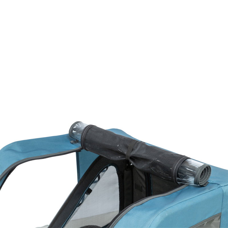 Trixie Fietskar Tot 35 Kg Blauw / Grijs M 81X102/145X102 Cm