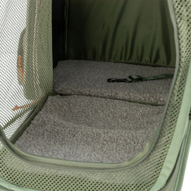 Trixie Rugzak Rocco Maximaal 10 Kg Beige / Olijfgroen 40X30X42 Cm
