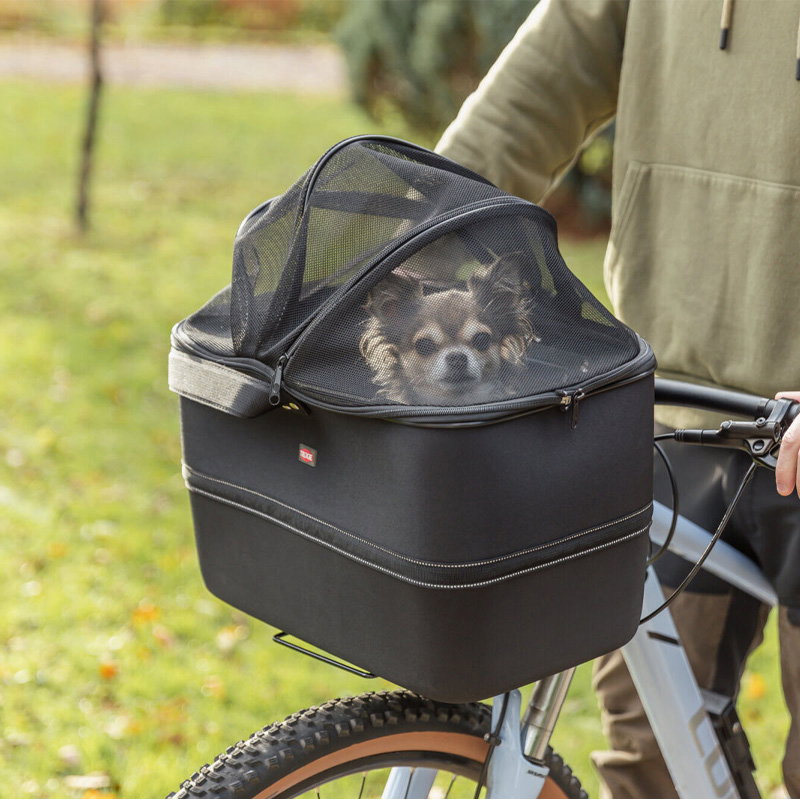 Trixie Stuur Fietsmand Zwart 41X29X47 Cm