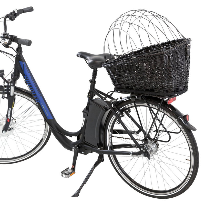Trixie Fietsmand Met Draadkoepel Achterop Zwart 35X49X55 Cm
