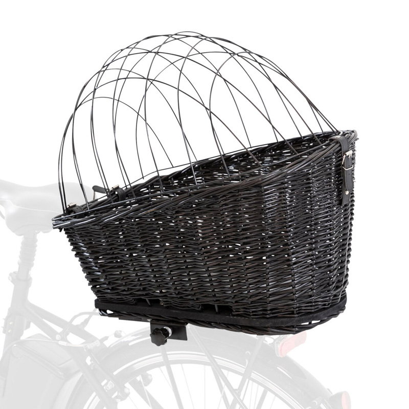 Trixie Fietsmand Met Draadkoepel Achterop Zwart 35X49X55 Cm