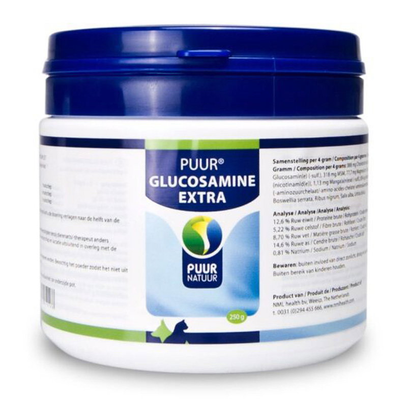 Puur Natuur Glucosamine Extra (Compleet) Voor Hond En Kat 500 Gr