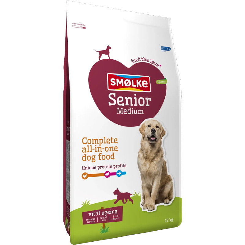 Smolke Senior Medium Brokken 12 Kg
