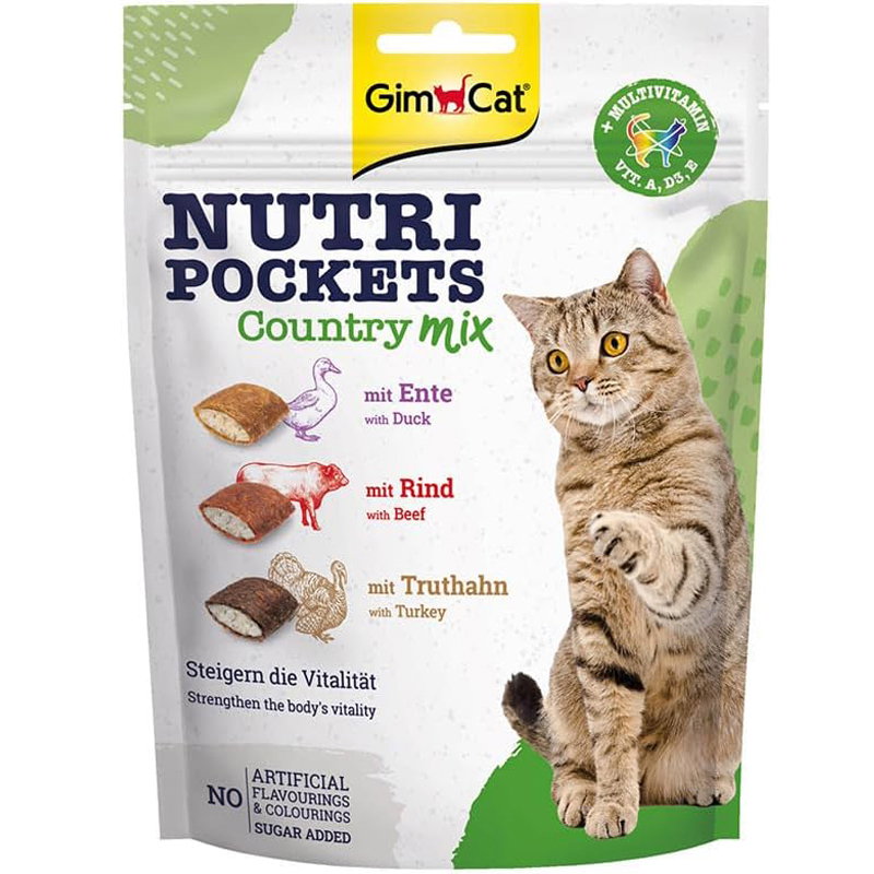 Gimcat Nutri Pockets Country Mix 150 Gr