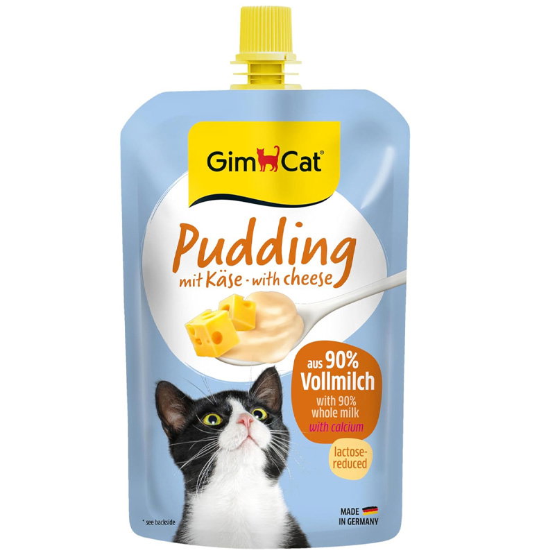 Gimcat Pudding Pouch Voor Katten Met Kaas 100 Gr