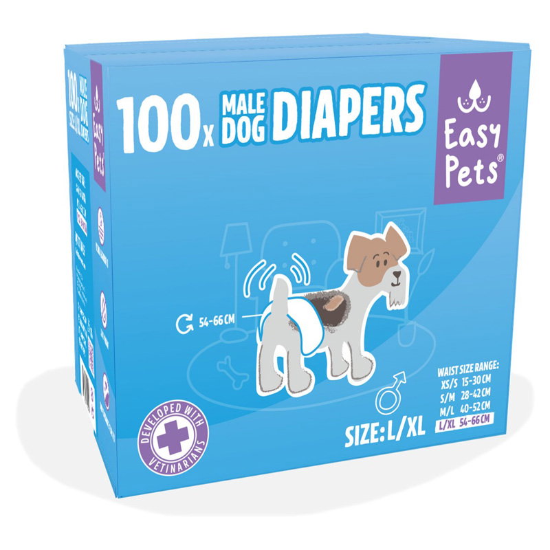 Easypets Hondenluiers Reu S/M 100 St