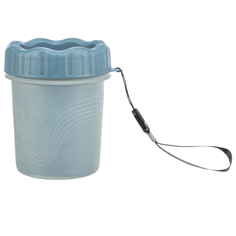 Trixie Pootreiniger Voor De Hond Silicone / Pp Blauw Small 11 Cm