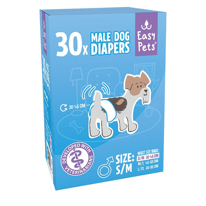 Easypets Hondenluiers Reu S/M 100 St