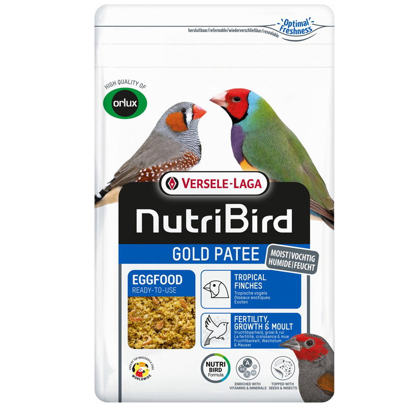 Nutribird Gold Crumble Droog Eivoer Tropische Vogels 1 Kg