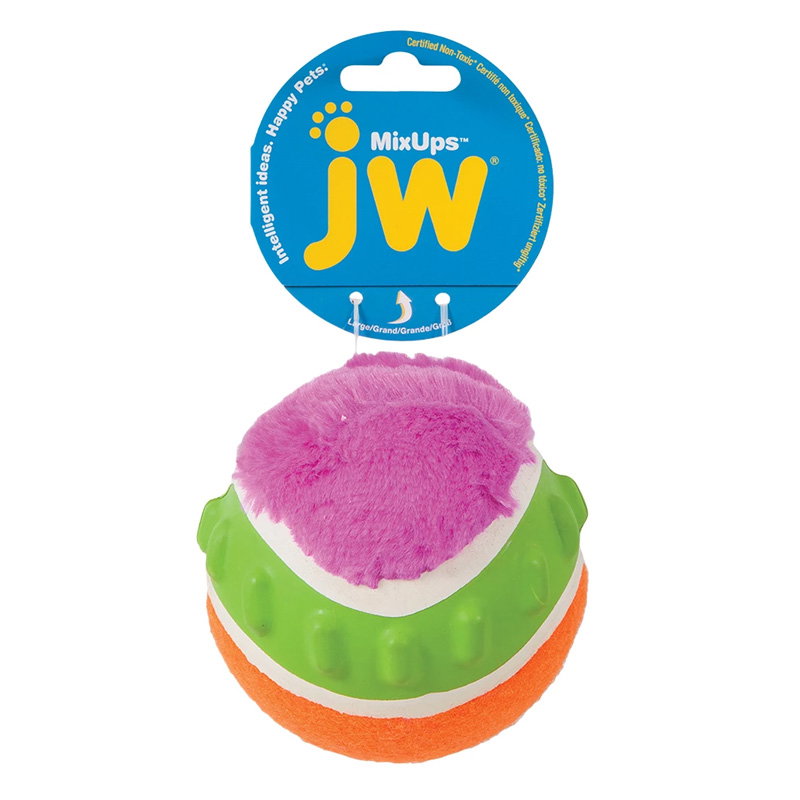 JW Mixups - Ribbed Ball L - 10 cm