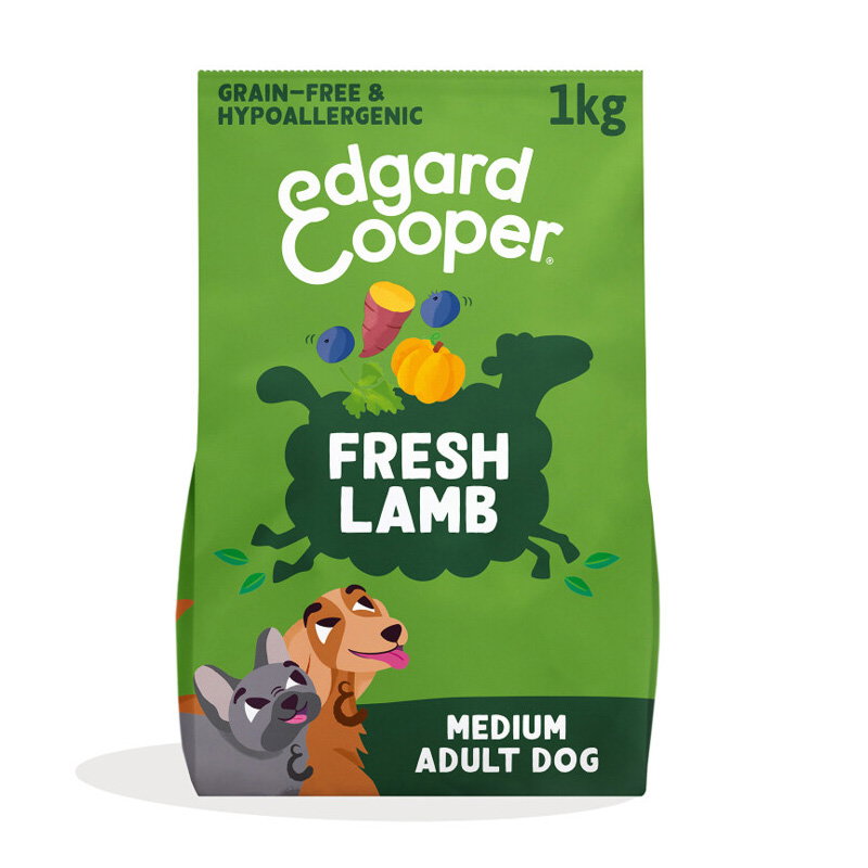 Edgard & Cooper Adult Verse Graslam Graanvrij 1 Kg