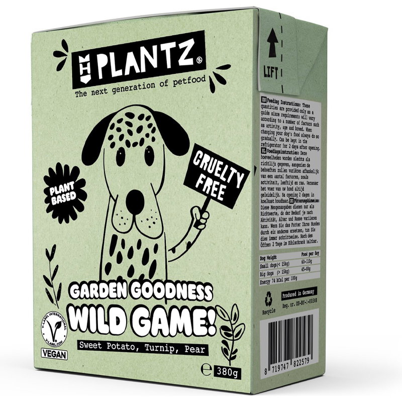 Henart Plantz Garden Goodness Wild-Game-Like Chunks Tetra Pak 380 Gr