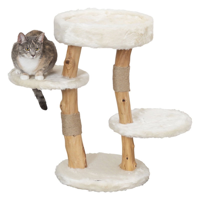 Trixie Krabpaal Santo Hout Creme 38X38X73 Cm - Afbeelding 4