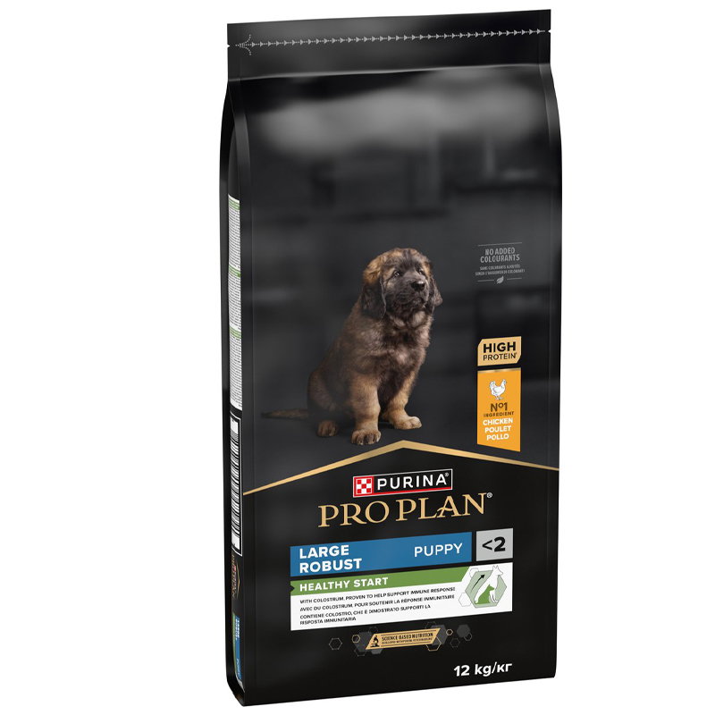 Pro Plan Puppy Large Breed Robuust Kip / Rijst 12 Kg
