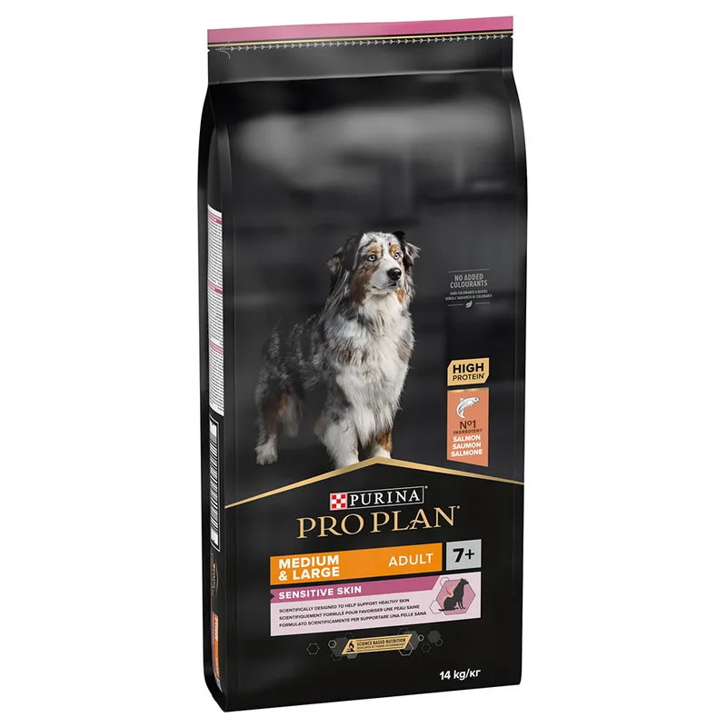 Pro Plan Dog Adult Medium / Large 7+ Sensitive Skin 14 Kg
