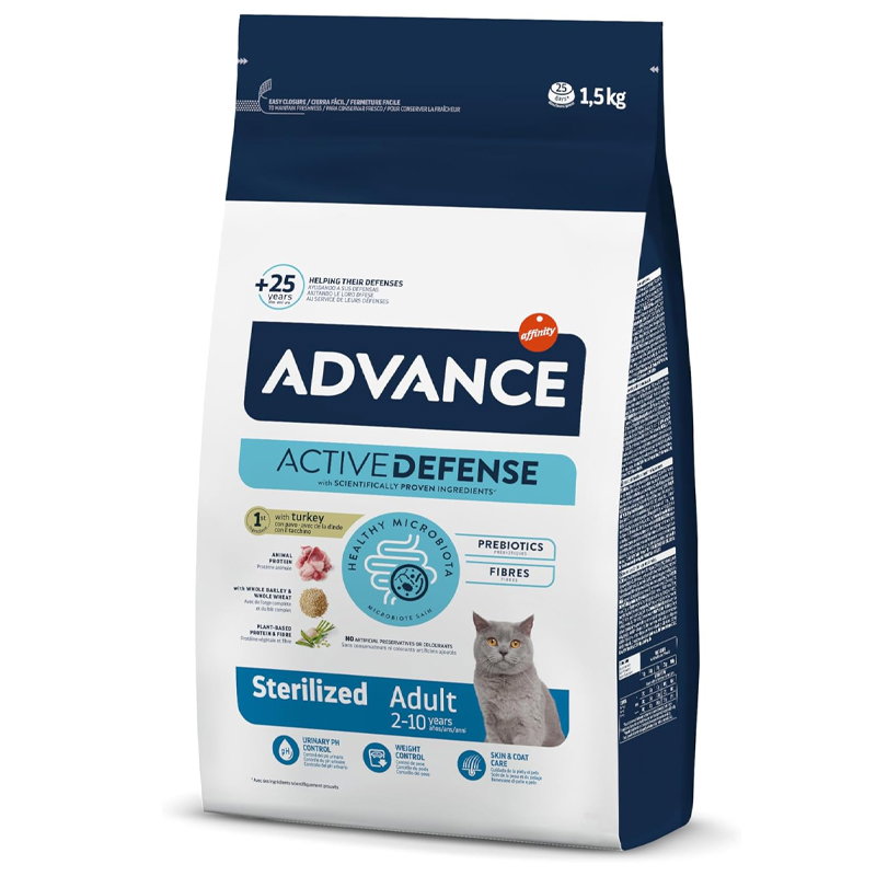 Advance kattenbrokken Sterilized kalkoen voor gesteriliseerde katten