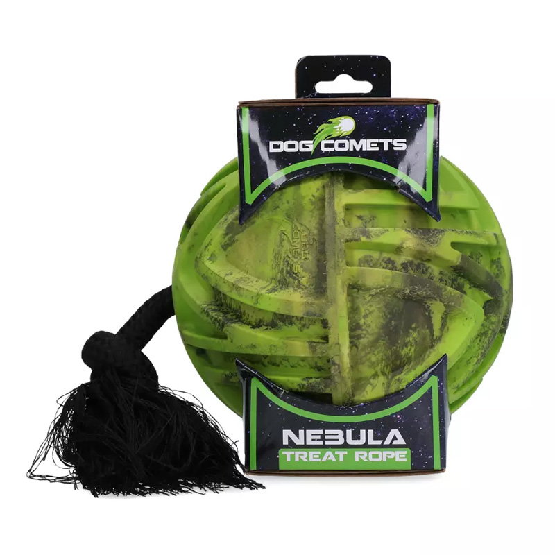 Dog Comets Nebula Treat Rope Groen