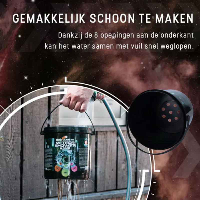 Dog Comets Meteor Shower (Emmer met 6 M Stardust ballen) - Afbeelding 2