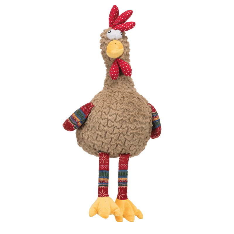 Trixie Pluche Haan Met Dierengeluid 60 Cm