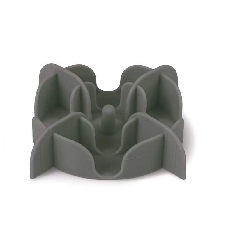 Zolux Slowfeeder / Inzet Stuk Voor Voerbak Silicone Grijs 17,5X17,5X4,5 Cm
