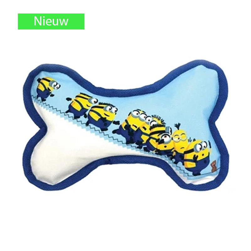 Minions Canvas Bot Met Piep Blauw / Wit 21X14,2X5 Cm