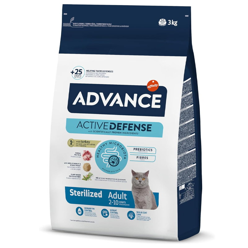Advance kattenbrokken Sterilized kalkoen voor gesteriliseerde katten