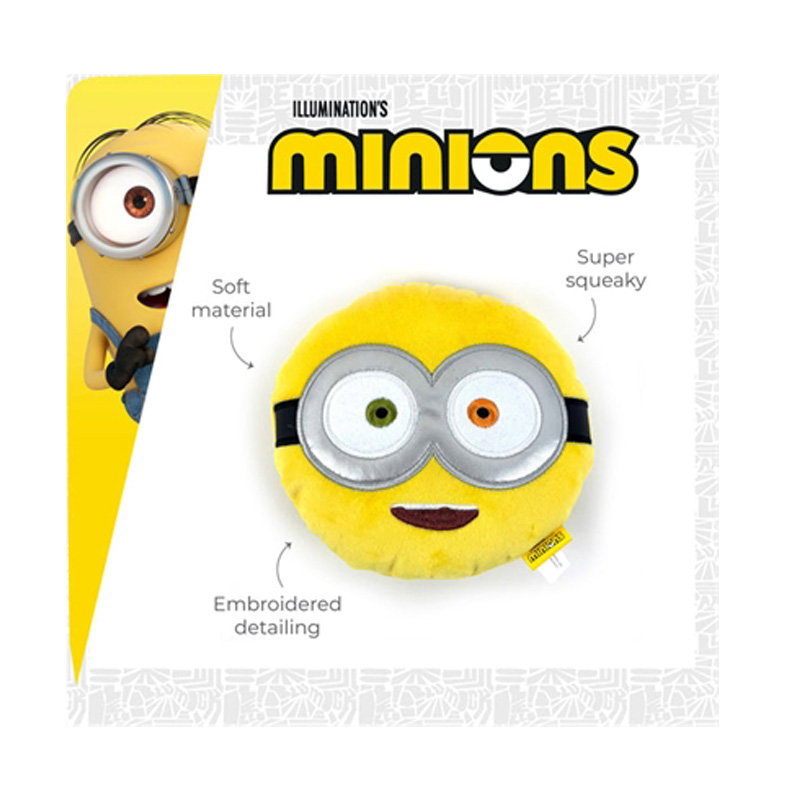 Minions Minion Squeaky Hoofd Pluche Assorti 19X15,5X6 Cm - Afbeelding 3
