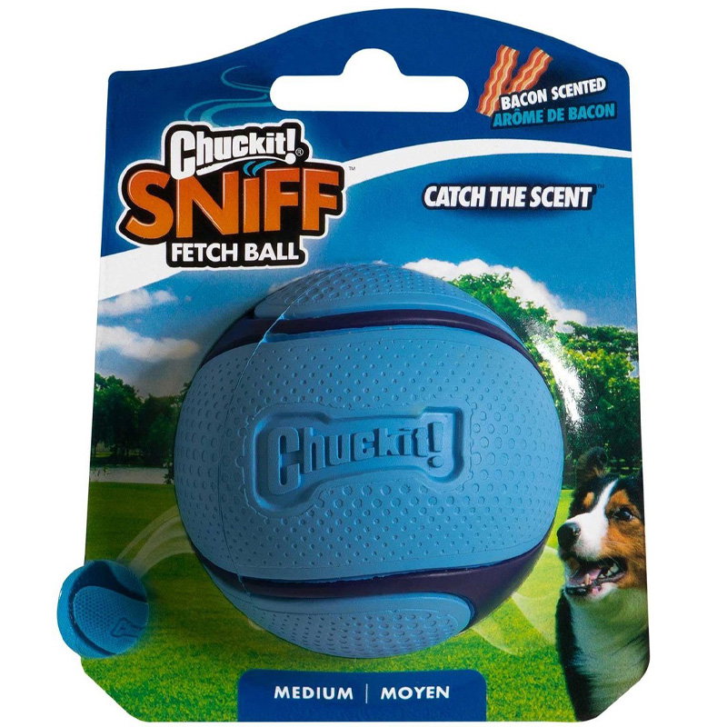 Chuckit! Sniff Fetch Ball Bacon M