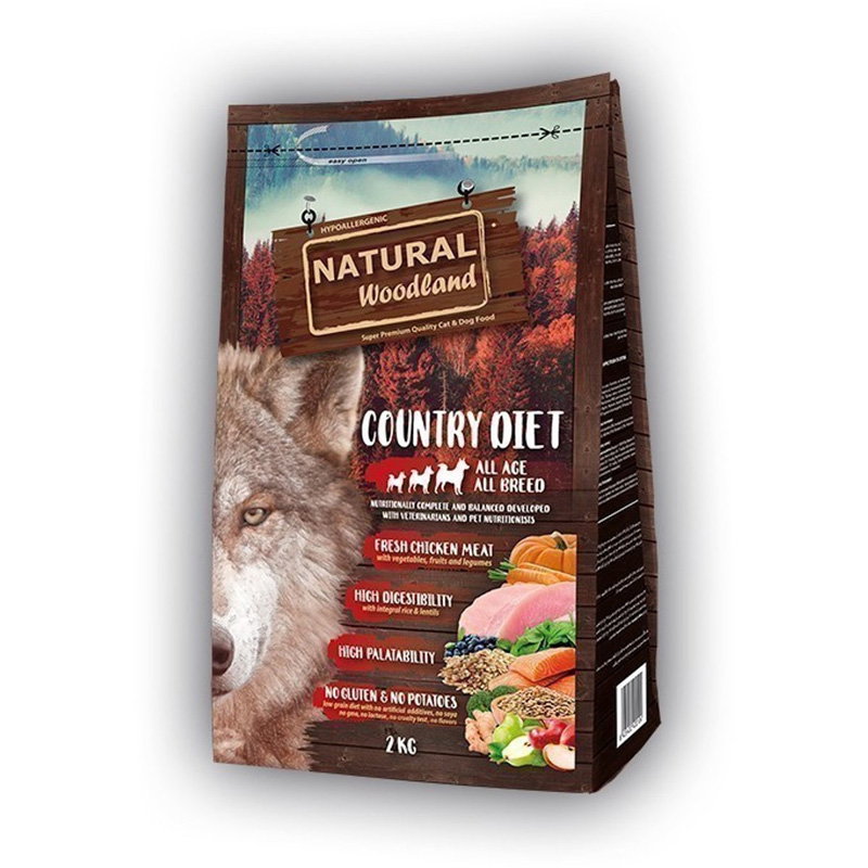 Natural Woodland droogvoer Country Diet voor honden