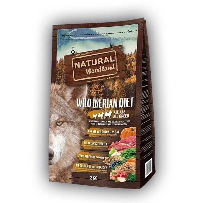 Natural Woodland droogvoer Wild Iberian Diet voor honden