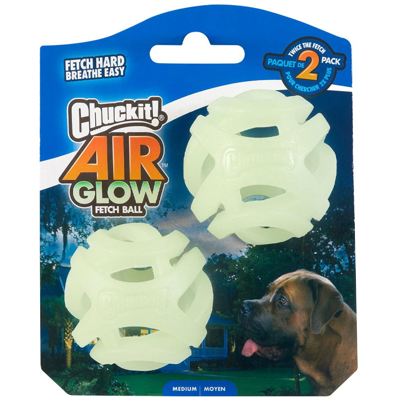 Chuckit! Air Glow Fetch Ball M (2-pack)