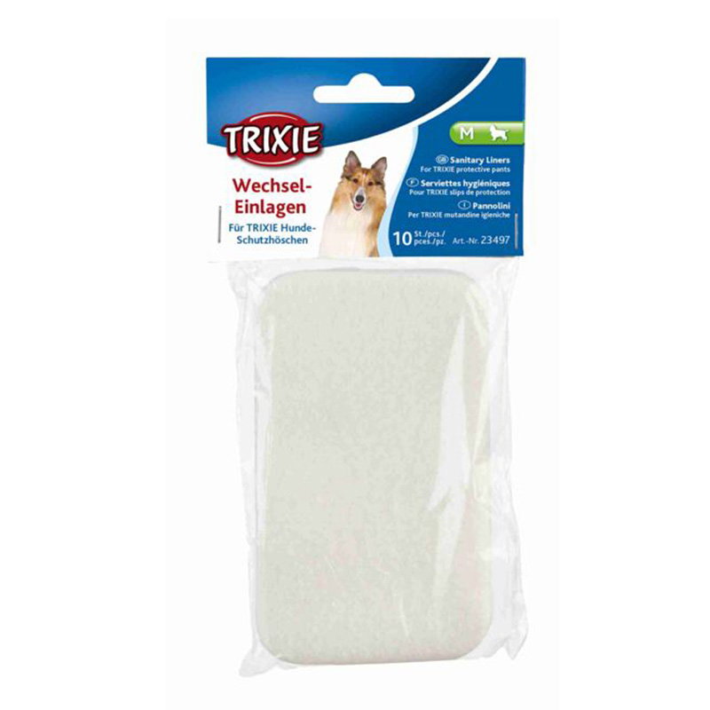 Trixie inlegkruisjes voor hondenbroekje, maat L/XL, 10 stuks