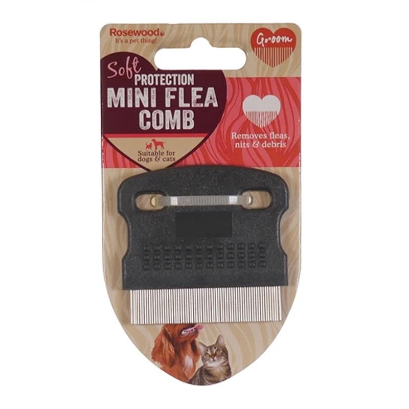 Rosewood Vlooienkam 6X5,5 Cm