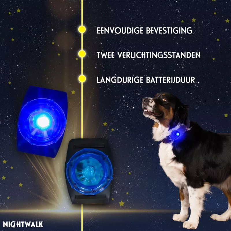 Nightwalk Safety Light Blauw - Afbeelding 2