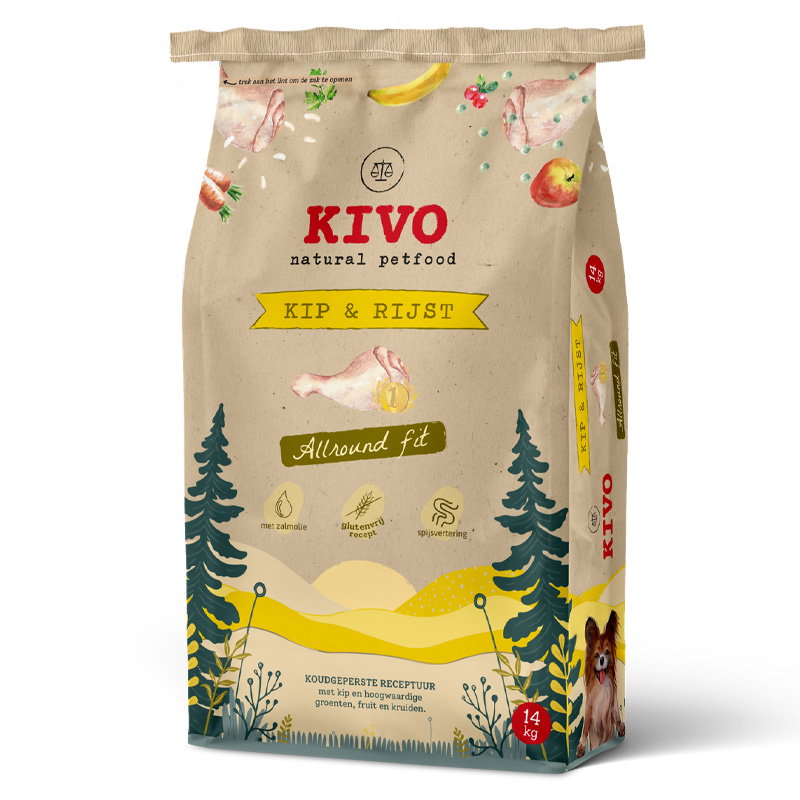 Kivo persbrok KIP & RIJST (Allround Fit) 14kg