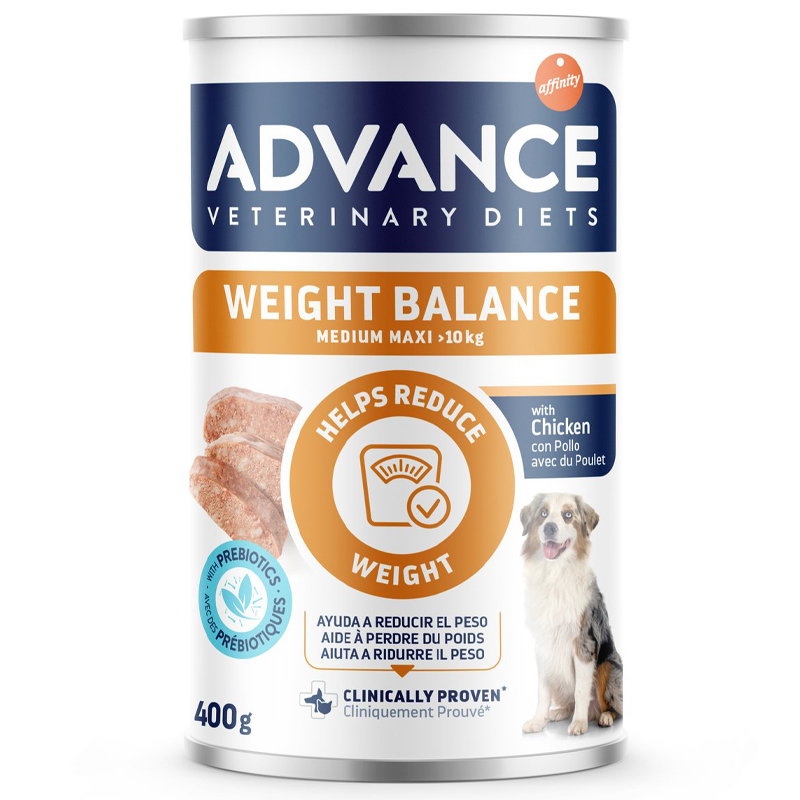 Advance Veterinary Diet Dog Weight Balance Medium / Maxi 6X400 Gr