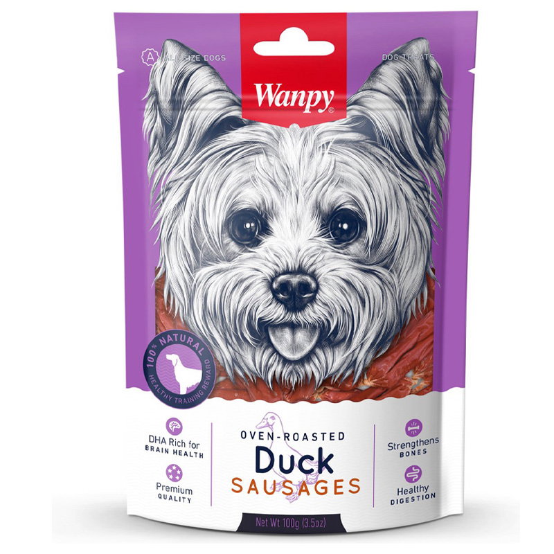 Wanpy Oven-Roasted Duck Sausages 100 Gr