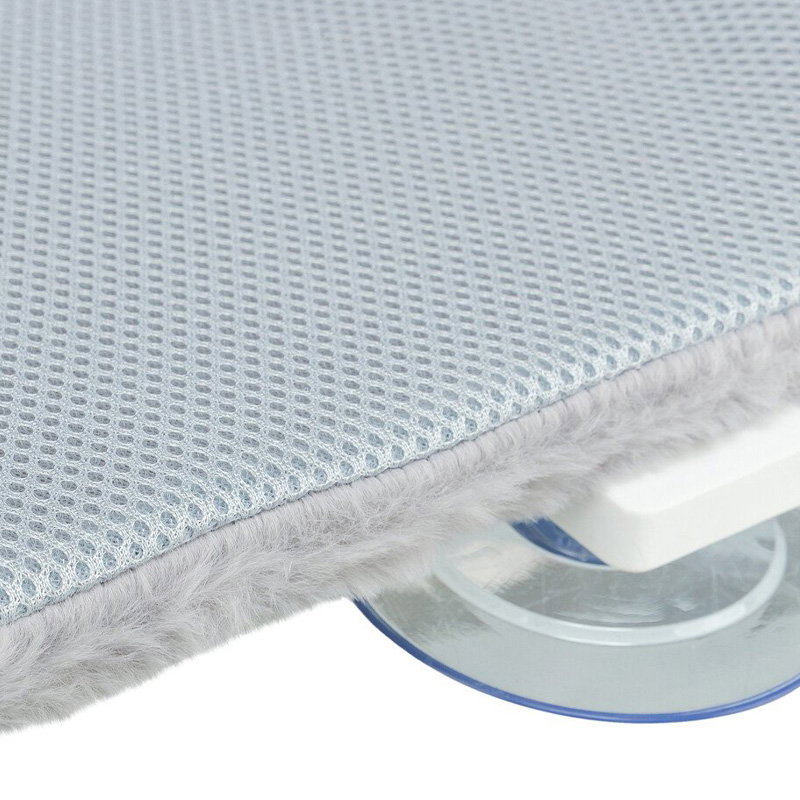 Trixie Hangmat Voor Aan Raam Opvouwbaar Pluche / Mesh Wit / Grijs 58X34 Cm - Afbeelding 2