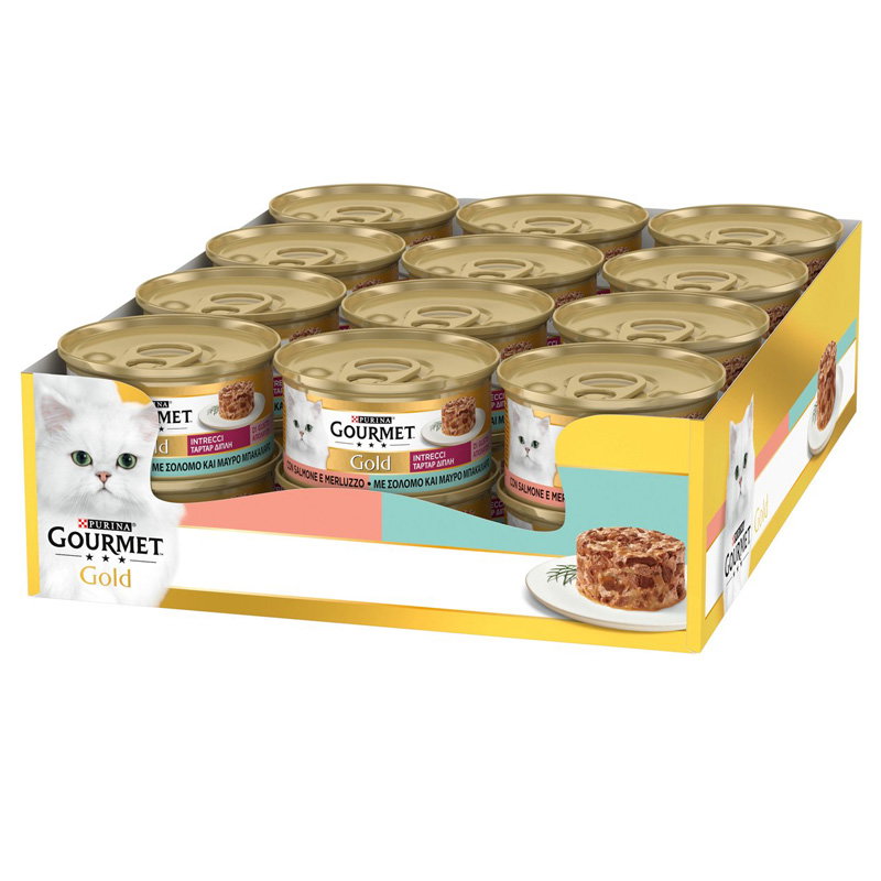 Gourmet Gold Hartig Torentje Zalm 24X85 Gr - Afbeelding 2